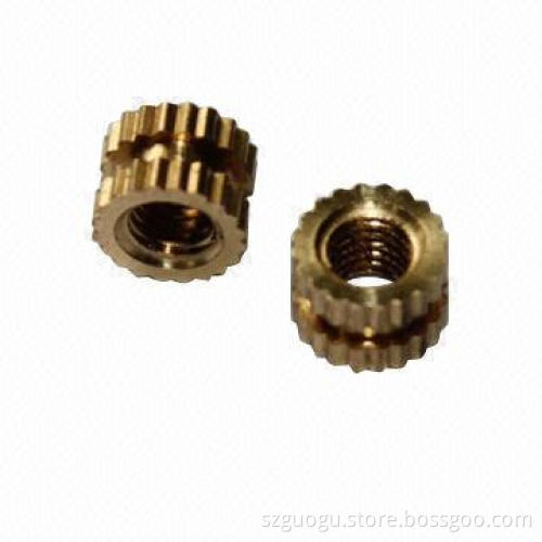 Straight Line Nuts, Made of Eco-friendly Lead-free Copper